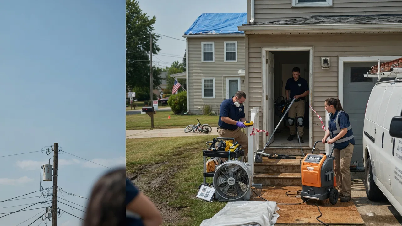 Water Damage Repair in Columbiaville, MI near me